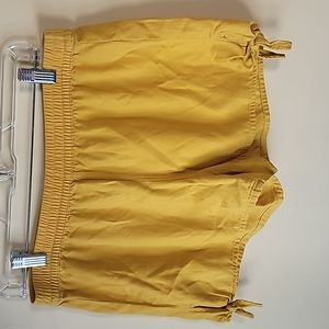 Madewell Vibrant Shorts Elastic Waist Tie Bottom  Women Size S